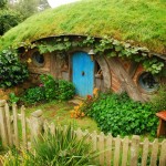 Hobbit hole, Hobbiton, NZ