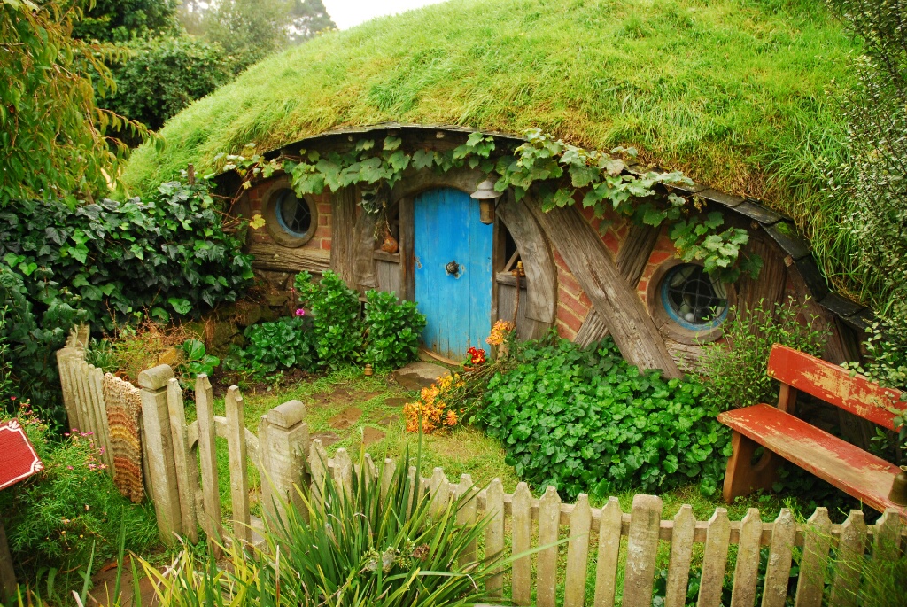 Hobbit hole, Hobbiton, NZ